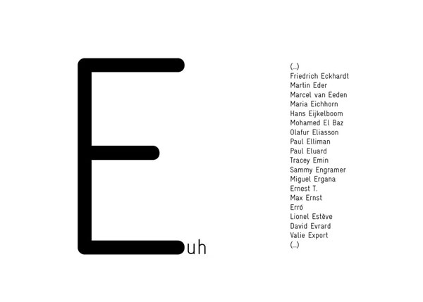 Lettre E 
